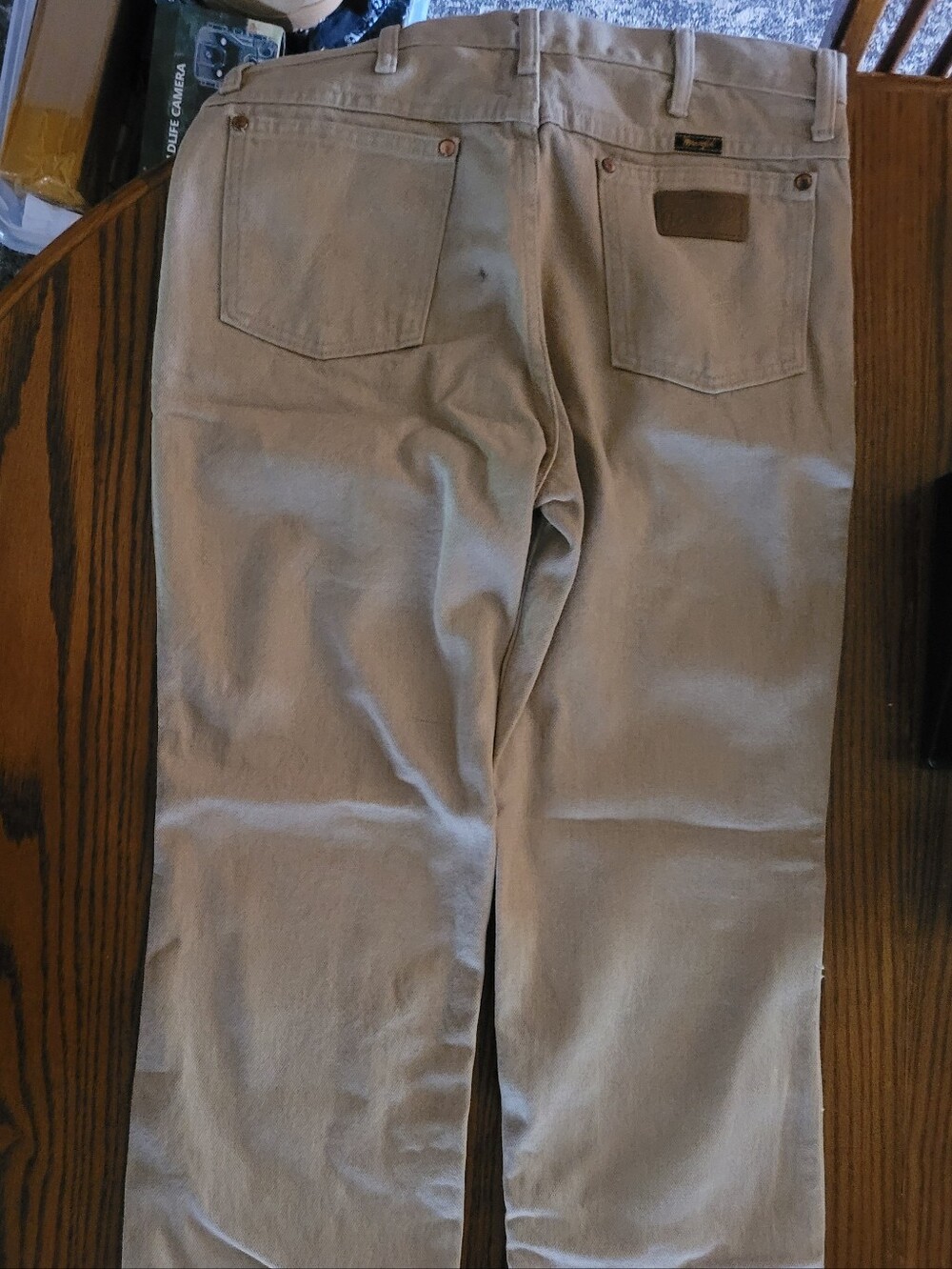 Wrangler Tan 936 High Rise Cowboy Cut Slim Straight Jeans